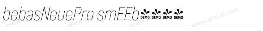 bebasNeuePro smEEb字体转换